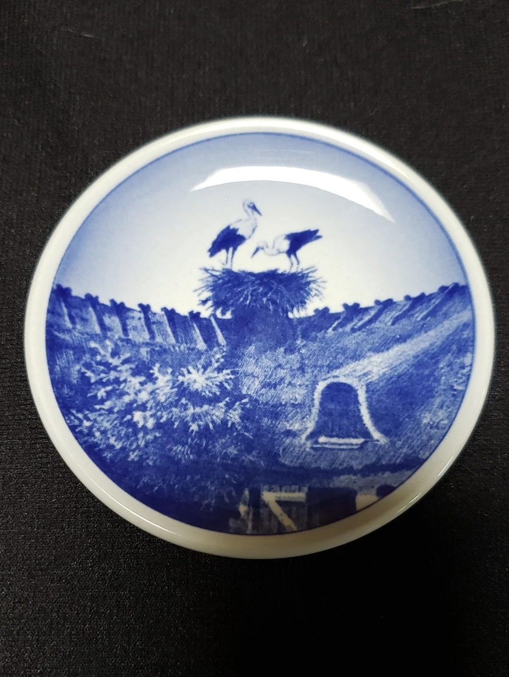 Vintage Royal Copenhagen Mini Plate Storkerede Stork's Nest by Kai Lange 49/2010